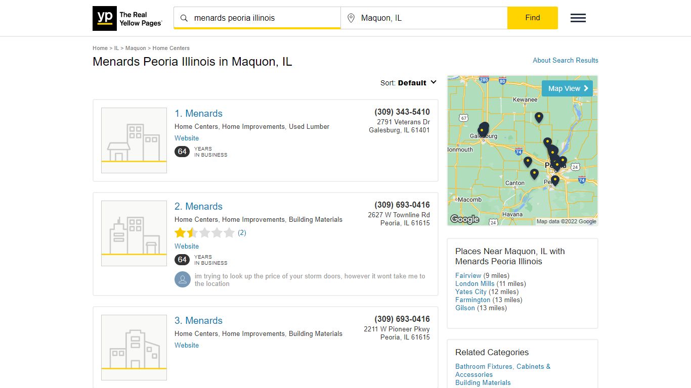 Menards Peoria Illinois in Maquon, IL with Reviews - YP.com